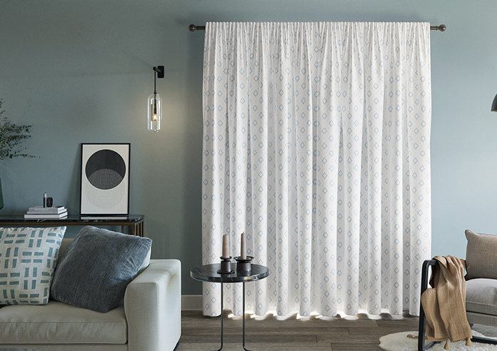 Huaraz Velvet, Mid Blue - Made to Measure Curtains - Image 7